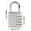 4-Digit Combination Padlock for Lockers and Cabinets 2