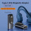 Magnetic Charging Adapter USB-C to 2.5mm Pitch 4-Pin Square 3