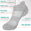 Athletic Running Ankle Socks Low Cut Cushioned 6 Pairs 2