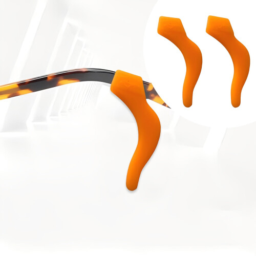 Non-Slip Eyeglass Retainers Silicone Ear Hooks 2 Pcs 1