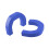 Front Tow Hooks Covers Blue Replacement Hitch Parts 5