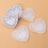 White Heart-Shaped Paper Doilies 250 pcs 3
