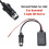 Bil Bluetooth-modul Aux-mottagare Kabeladapter för Kenwood 4