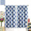 Plaid Curtains Dark Blue White Checkered Rod Pocket Thermal 4