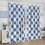 Plaid Curtains Dark Blue White Checkered Rod Pocket Thermal 5