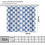 Plaid Curtains Dark Blue White Checkered Rod Pocket Thermal 3