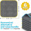 Microfiber Cleaning Cloth Household Dust Rag 6-Pack 12" x 4