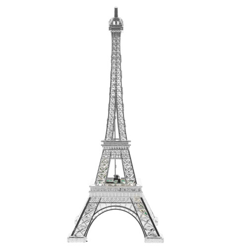 Décoration de table rétro Tour Eiffel en alliage argenté (1 pièce) 2