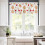 Gingerbread Man Kitchen Curtains Set White Rod Pocket 3