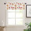 Gingerbread Man Kitchen Curtains Set White Rod Pocket 7