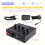 Microphone Preamp 3-Band Equalizer Balanced XLR Interface 60db Gain Mic Pre Amp for Dynamic and Condenser Mic US Plug A 2