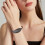 Set di 6 braccialetti aperti da donna 4