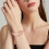 Set di 6 braccialetti aperti da donna 5