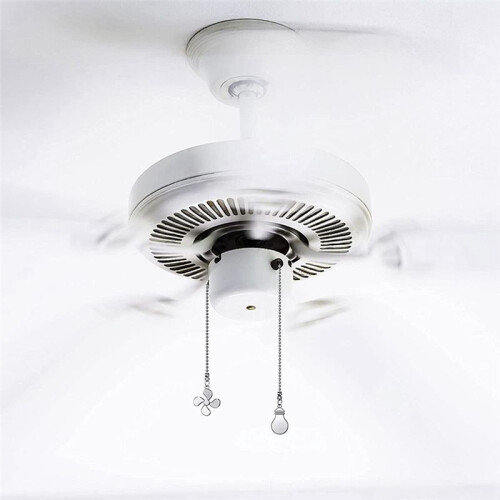 3X Ceiling Fan Pull Chain Fan Extension Chain Fan Chain Pulls Decorative 12 Inch Ceiling Fan Chain Extender Ornament D 2