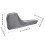 Rowing Machine Cover Black Grey Water Resistant with 2