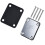 Guitar Neck Plate 4-Bolt 70S Silver with Screws 1