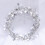 Star Tree Decorations Rattan Silver 5 Pieces 8