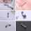 Body Piercing Set Rainbow 50 Pieces 3