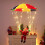 Christmas Parachute Santa String Lights Warm White Colorful 5
