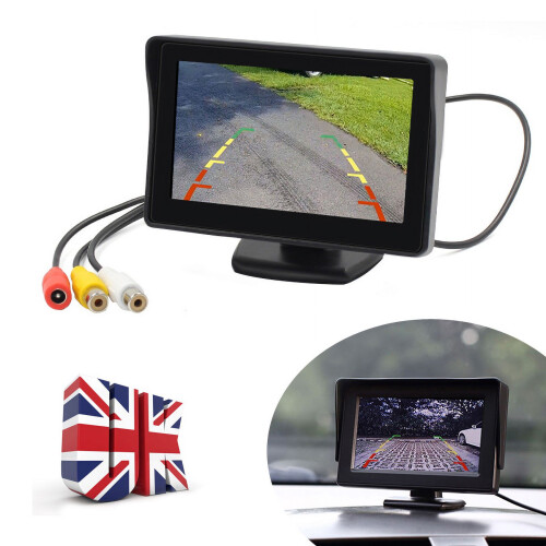 Rear View Backup Camera for Car Mirror Display Black 1 Piece 2