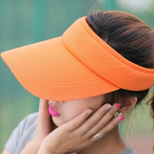 Visor Cap for Women and Men Outdoor Wide Brim Solid Color