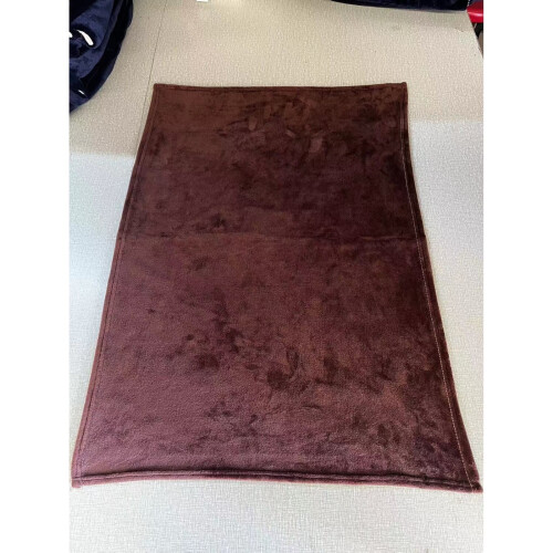 Fleece Plush Throw Blanket 28x40in Coffee 1
