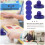 Ice Hockey Pucks ABS Blue 1 Set 3