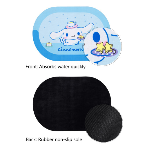 Cinnamoroll Non-Slip Bathroom Mat Blue 40x60cm 1