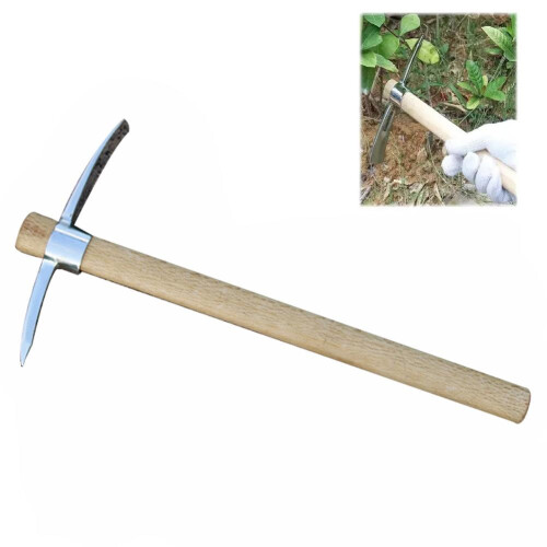 Stainless Steel Double-Headed Pickaxe 2-in-1 2