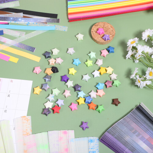 Raindrops Star Paper Strips for Origami and Decorations 1