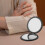 Mini Makeup Mirror 10x Magnifying Double-Sided Pocket Mirror 3