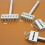 Leather Prong Punching Tool Set 3 pcs 2/4/6-hole 7