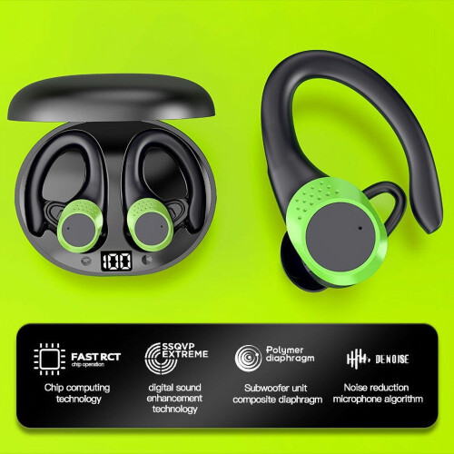 Fuebueo Bluetooth Earbuds True Wireless IP7 Waterproof 36h 1