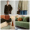 Brown Corduroy Fabric 39 x 59 Inches Soft Solid Color 3