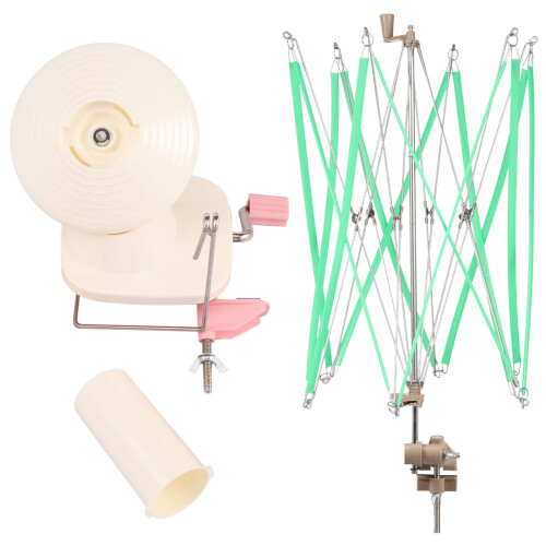 Plastic Manual Yarn Ball Winder Adjustable Umbrella Swift
