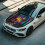 Starry Gorilla Car Hood Cover Waterproof Polyester Elastic 2