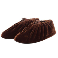 Flannel Shoe Covers Indoor Warm Washable Reusable 31 cm