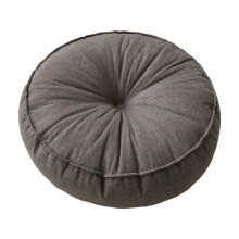 DAMAI Round Floor Pillow Memory Foam 17 Inch Dark Gray