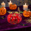 Hand Blown Glass Pumpkin Figurine Decor 1 pc 4