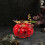 Hand Blown Glass Pumpkin Figurine Decor 1 pc 6