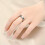 Titanium Anxiety Relief Spinner Ring for Women Size 7 7