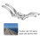 Watercraft Cleat Silver 2 Pieces 8