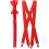 Bow Tie and Suspender Set Multiple Sizes Colors 1
