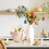 Easter Egg Branch with Greenery Berries Flowers 1 pc 4
