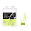 Barbed Sea Fishing Hook Fluorescent Yellow 2# 8