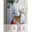 Christmas Sheer Curtains Red Snowman Deer Pine Tree Design 6