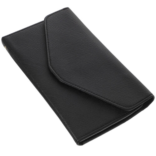 Black Leather Passport Holder 4.5 x 3.2 Inches 2