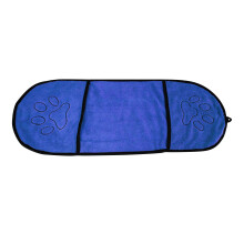 Microfiber Chenille Dog Towel with Hand Pockets, 1 Pack
