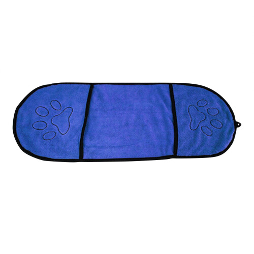 Microfiber Chenille Dog Towel with Hand Pockets, 1 Pack