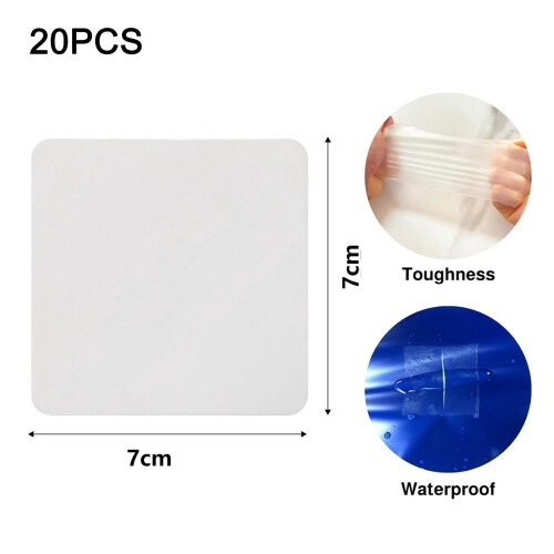 Vinyl Inflatable Patch Repair Kit 20 Pieces Waterproof 2